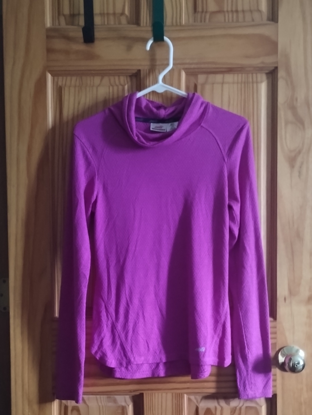 Avia Women's Magenta Cowl-Neck Long Sleeve Sweater